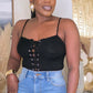 BY MY SIDE BODYSUIT - BLACK