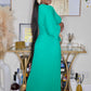CREAM OF THE CROP DRESS - GREEN