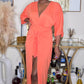 CREAM OF THE CROP DRESS - CORAL
