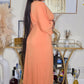 CREAM OF THE CROP DRESS - CLAY