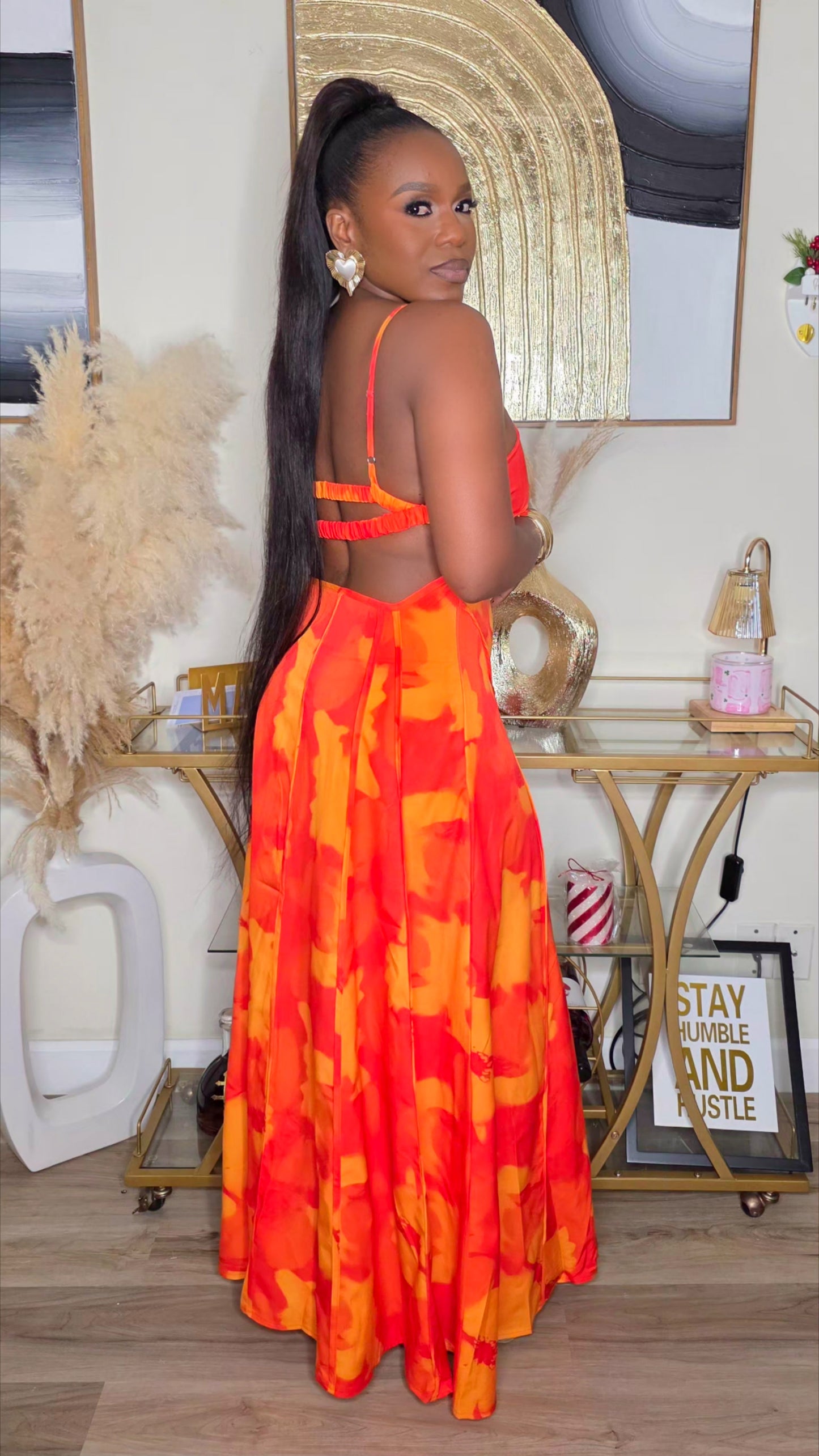 PASSION BLOOM MAXI DRESS