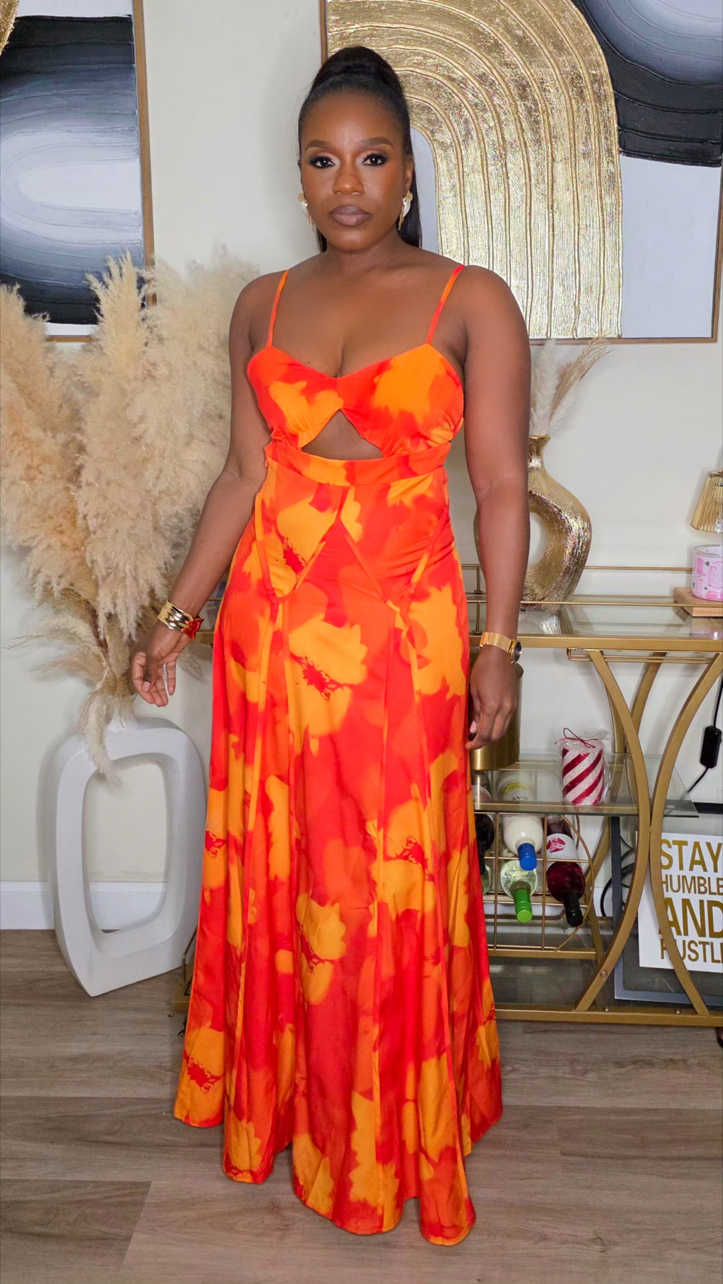 PASSION BLOOM MAXI DRESS