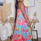 COLOR STORY MAXI DRESS