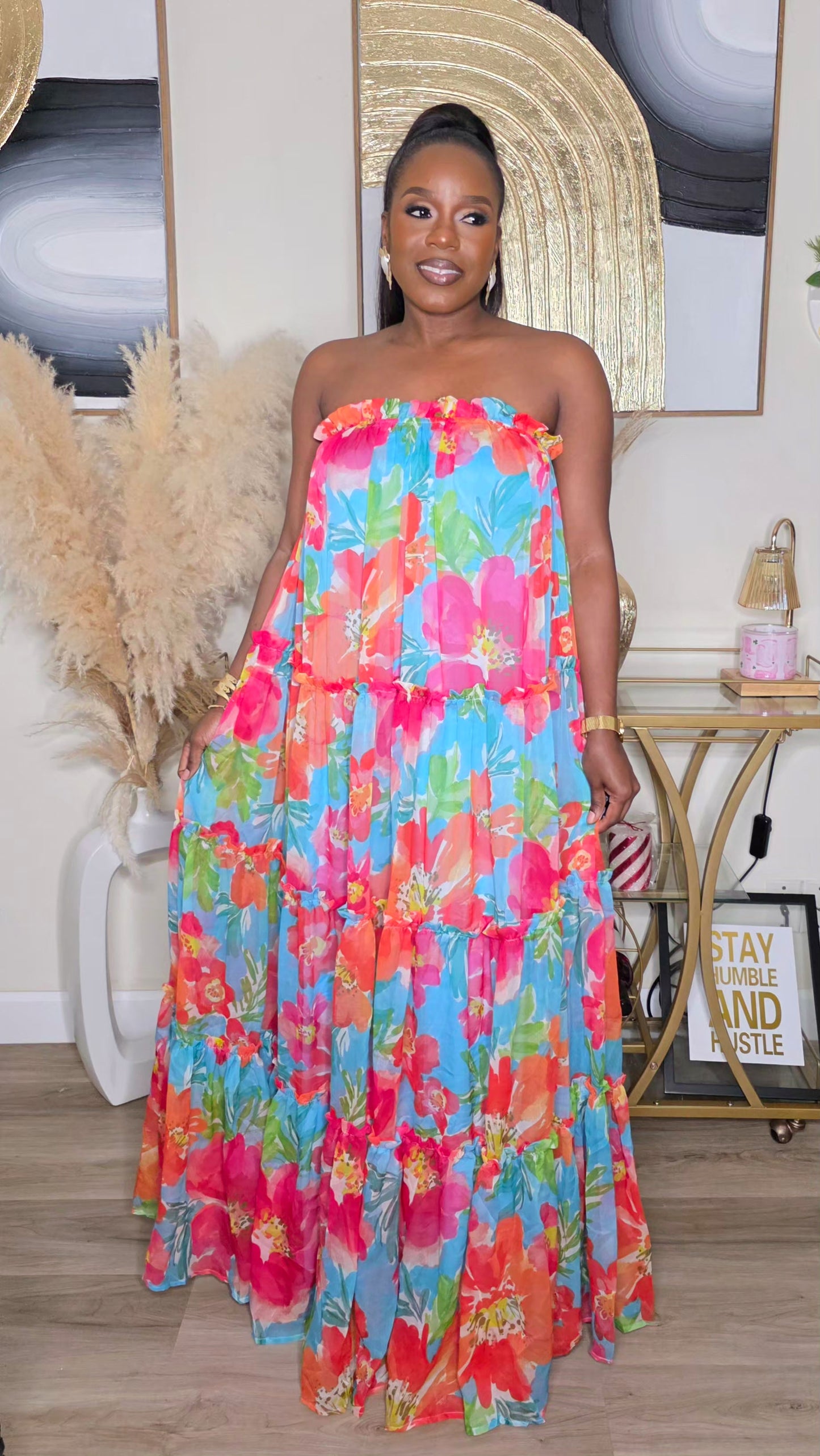 COLOR STORY MAXI DRESS