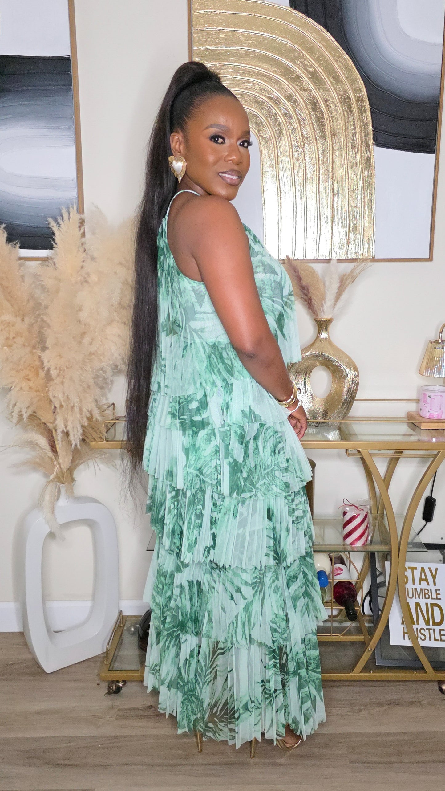 TROPICAL BLISS MAXI DRESS