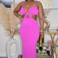 PRETTY LITTLE STATEMENT MAXI DRESS