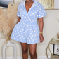 PRE-ORDER - KRISTI ROMPER-BLUE