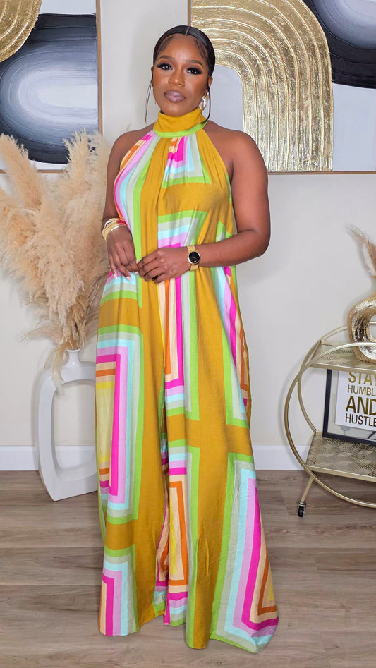 PRE-ORDER - COLOR ME RICH JUMPSUIT