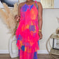 TROPICAL BLISS MAXI DRESS - MULTI