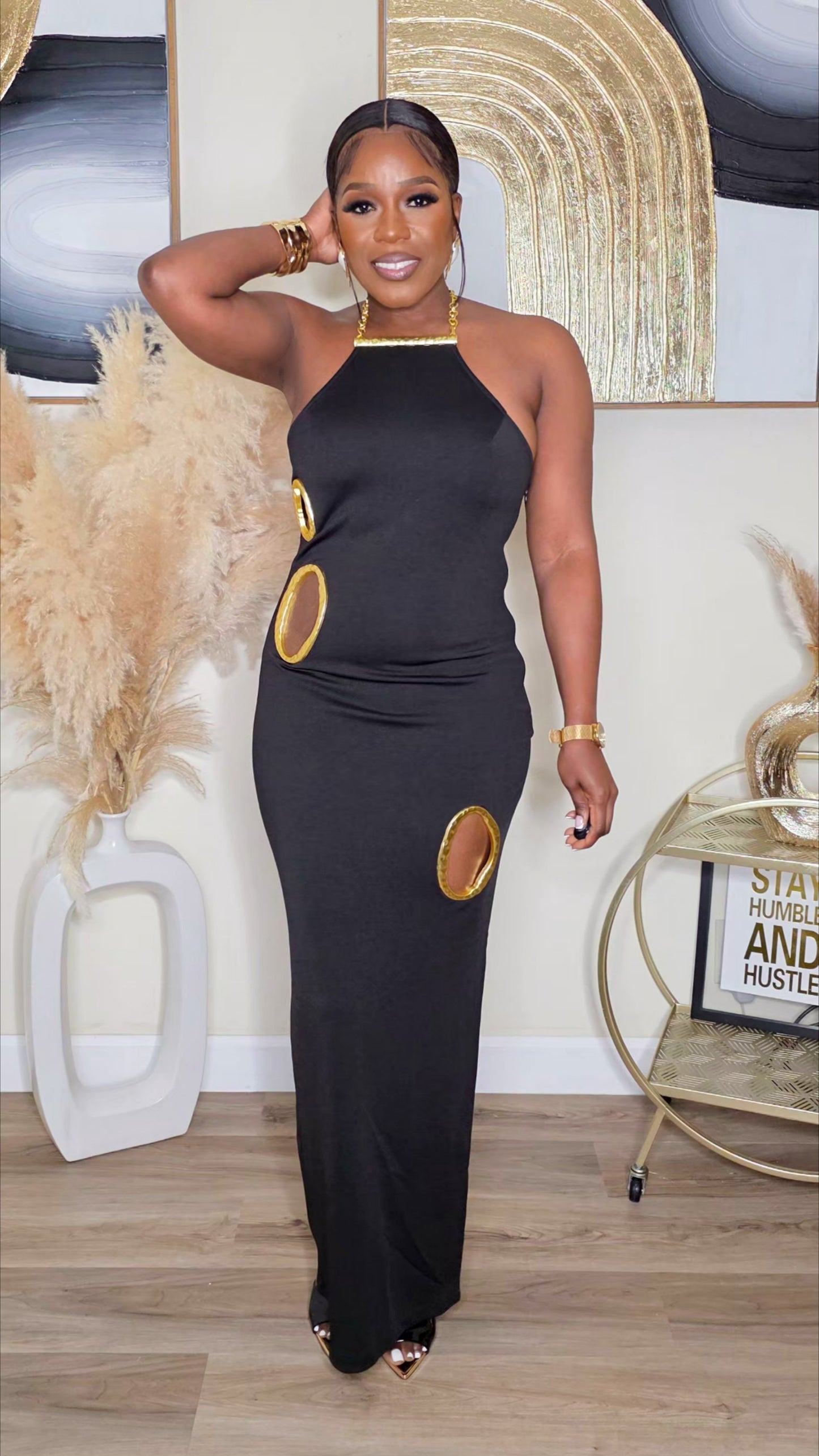 FASHION FORCAST MAXI DRESS