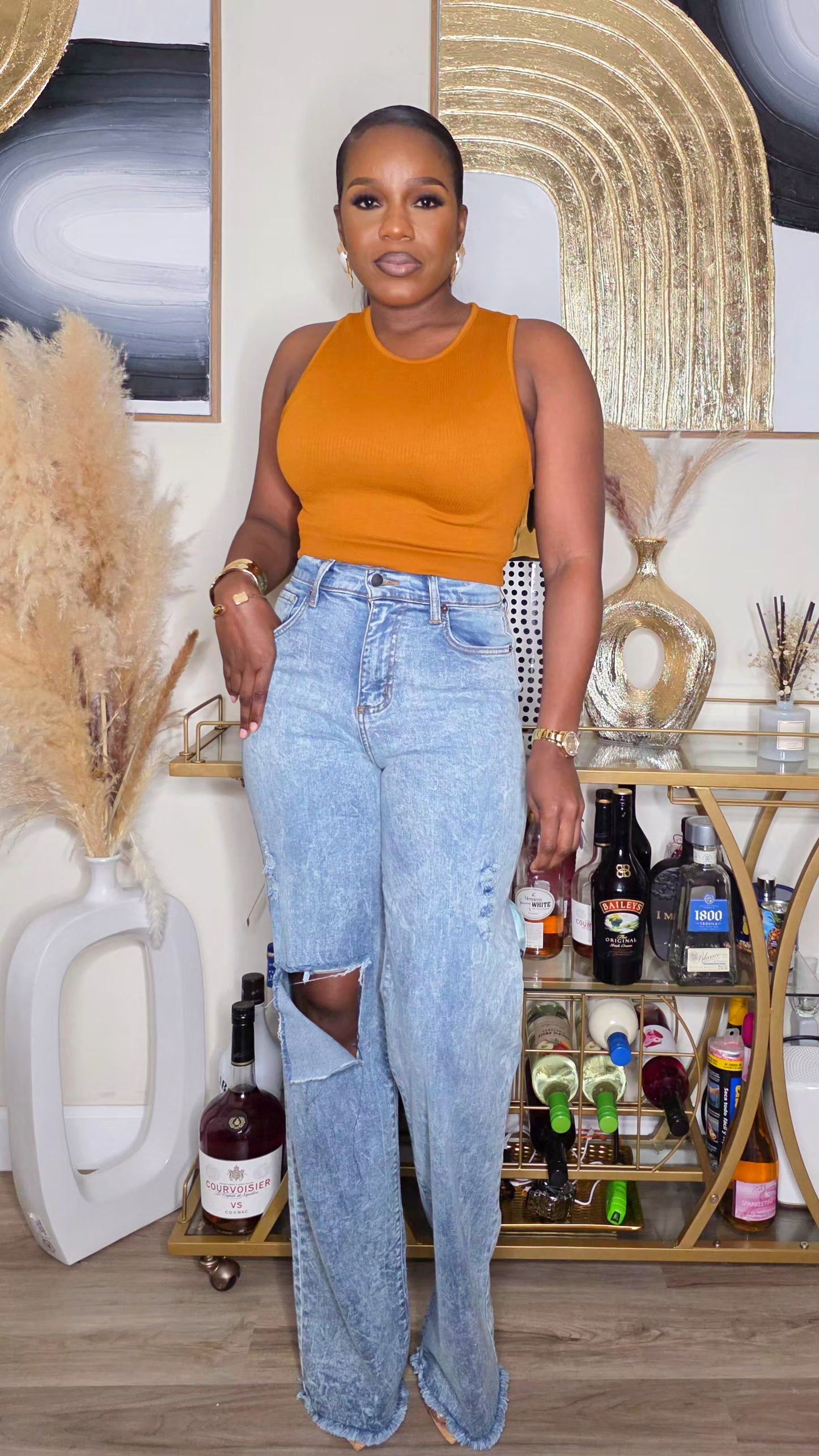 BACK WITH ME TOP - RUST