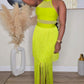DRAMATIC ELEGANCE MIDI DRESS