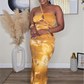 BEAUTY KLOSET MAXI DRESS - YELLOW MULTI