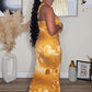 BEAUTY KLOSET MAXI DRESS - YELLOW MULTI