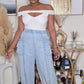 DON’T MESS WITH ME DENIM PANTS