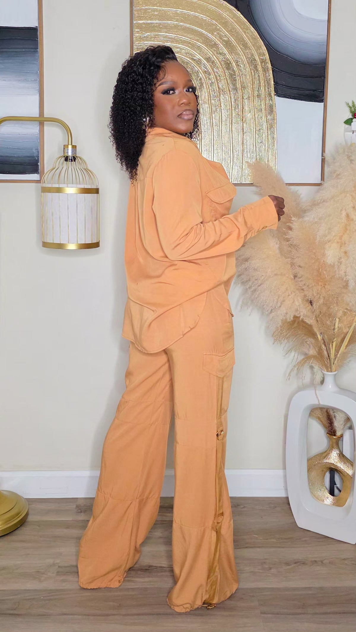 PAINTED LUXURY SET - MUSTARD