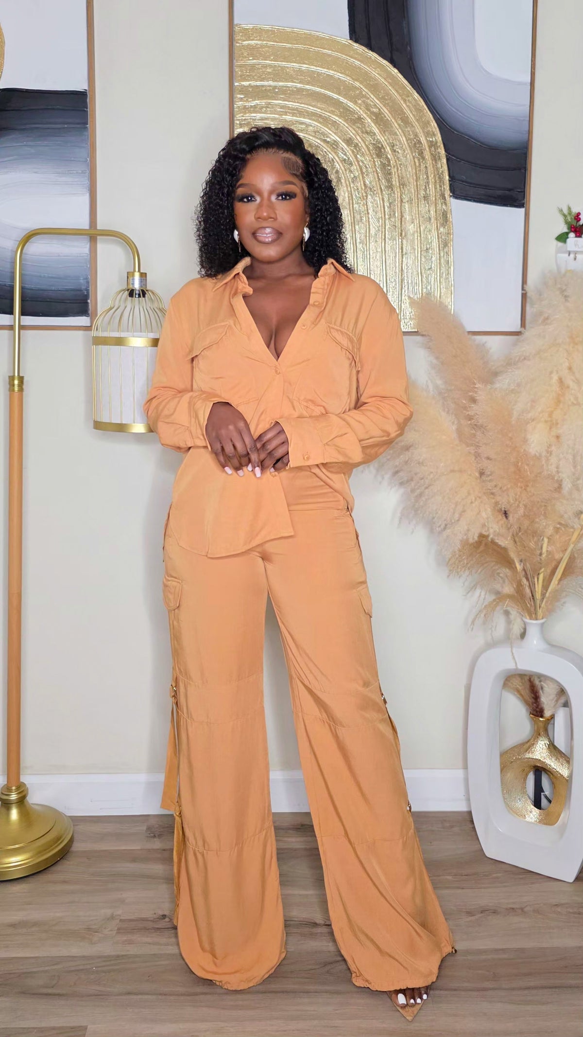 PAINTED LUXURY SET - MUSTARD