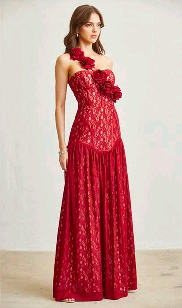 CUT AND PASTE MAXI DRESS