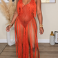 VIVID ROMPER - RUST